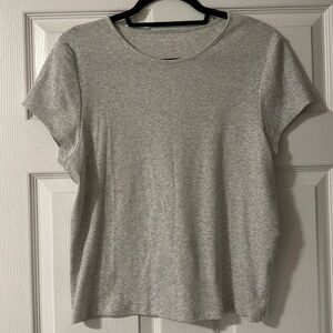 American Eagle Outfitters Gray Short Sleeve Tee